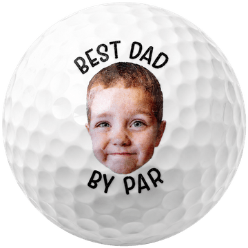 Best Dad by Par photo golf ball
